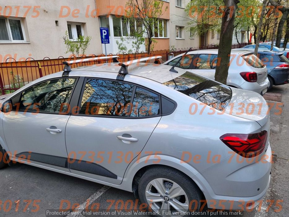Bare portbagaj transversale DACIA Logan Sandero 1 2 3 / OTEL ALUMINIU