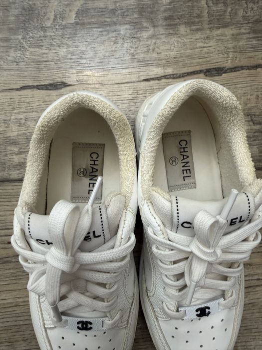 Кроссовки chanel кожа