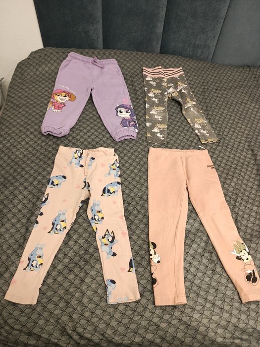 Vând lot pantalonași pt fetițe , Nr 104