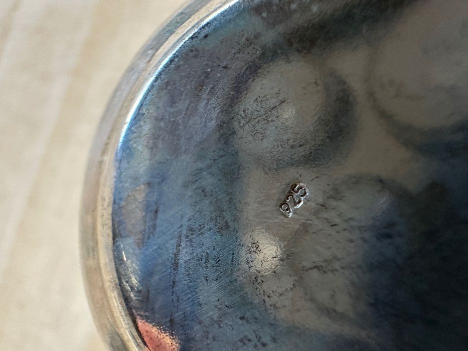 Сребърни чаши за вода или чай кафе. Масивно сребро 925