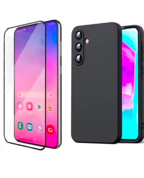 Samsung A16/A17/A26/A36/A56/A37/A57 Husa Tpu +Folie Sticla Devin Glass