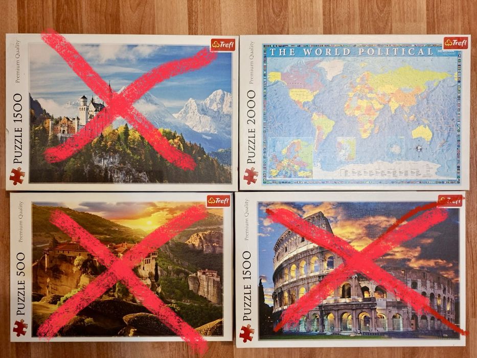 Puzzle 1000, 1500, 2000 piese