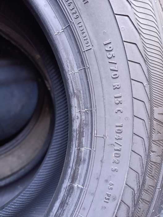 Patru anvelope de vara 195 70 15c Senperit