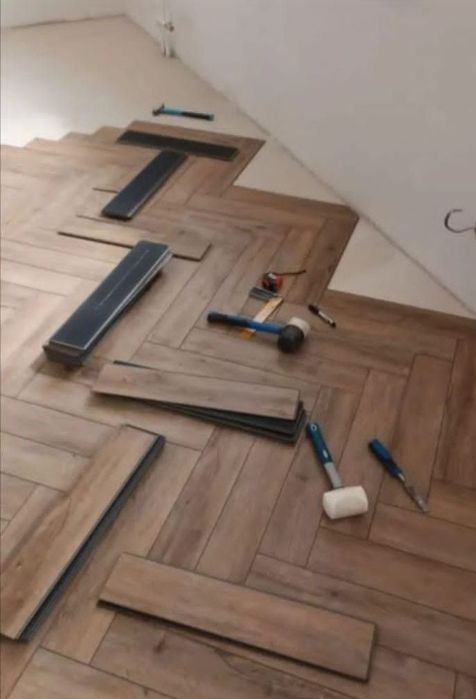 Укладка ламината от 1200 тг укладка ёлочки кварцвенила паркета Астана