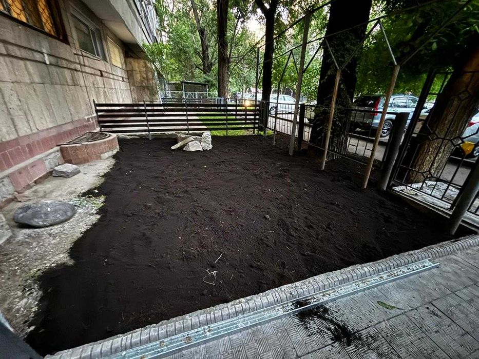 Чернозем горный в мешках 1000тг