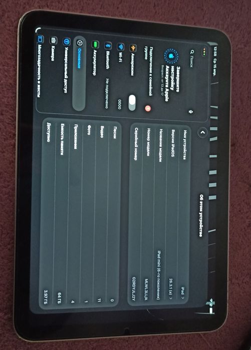 ipat ayfon mini 6  поколения