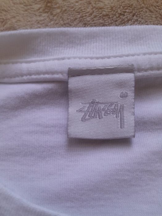 Tricou alb stussy
