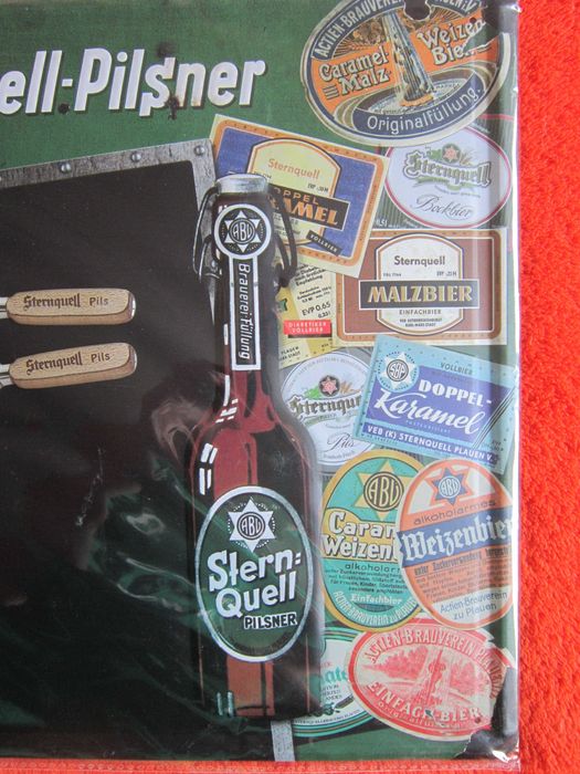 rar Tabla pt scris cu creta Reclama Metalica Pilsner +2 magneti