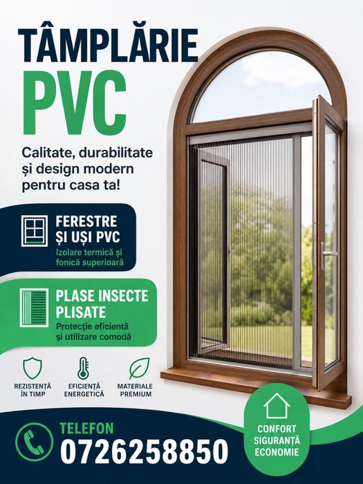 Executam tamplarie pvc pe comanda