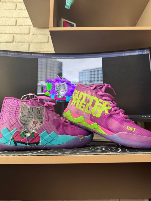 Баскетбольные кроссовки ламело болл размер 45