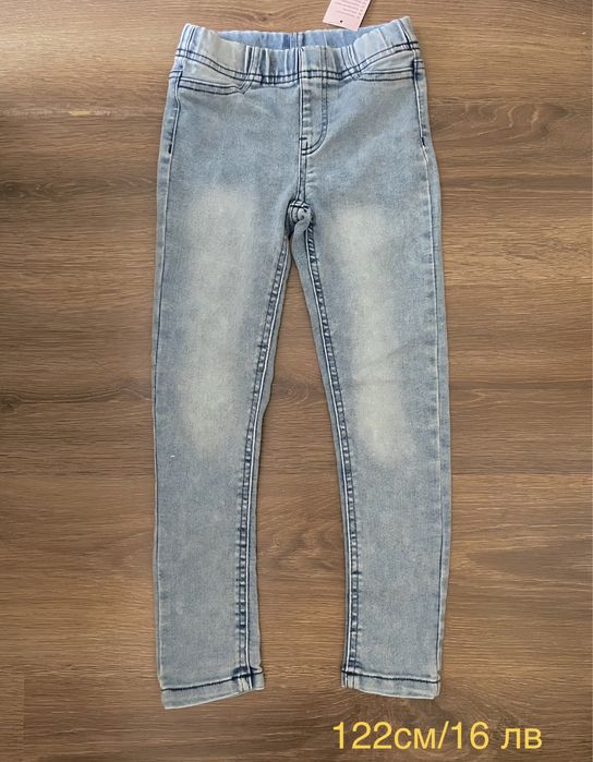 Нови комплекти, клинчета, блузки, поличка за момиче 122 и 128 см