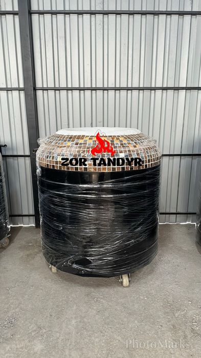 Готовый к работе тандыр в бочке