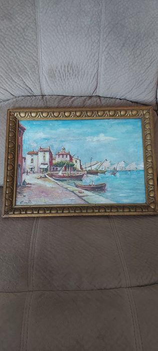 Tablou vechi,ulei,diverși autori cunoscuți