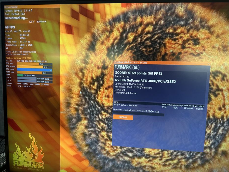 Видеокарта Nvidia RTX 3080