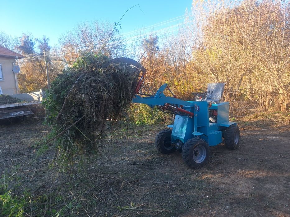 Услуги със Самосвал, Челен товарач, Багер