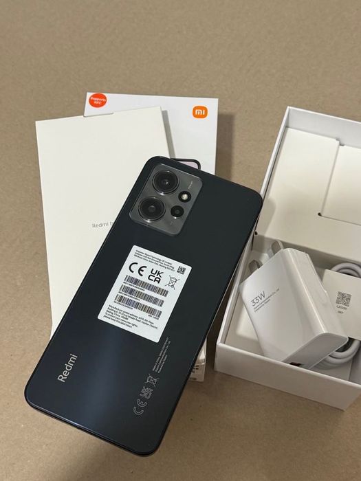 Смартфон Xiaomi Redmi Note 12, 128GB, 4GB RAM, 4G, Onyx Grey