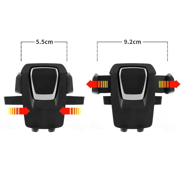 Стойка  за телефон за кола защипване с функция едно докосване