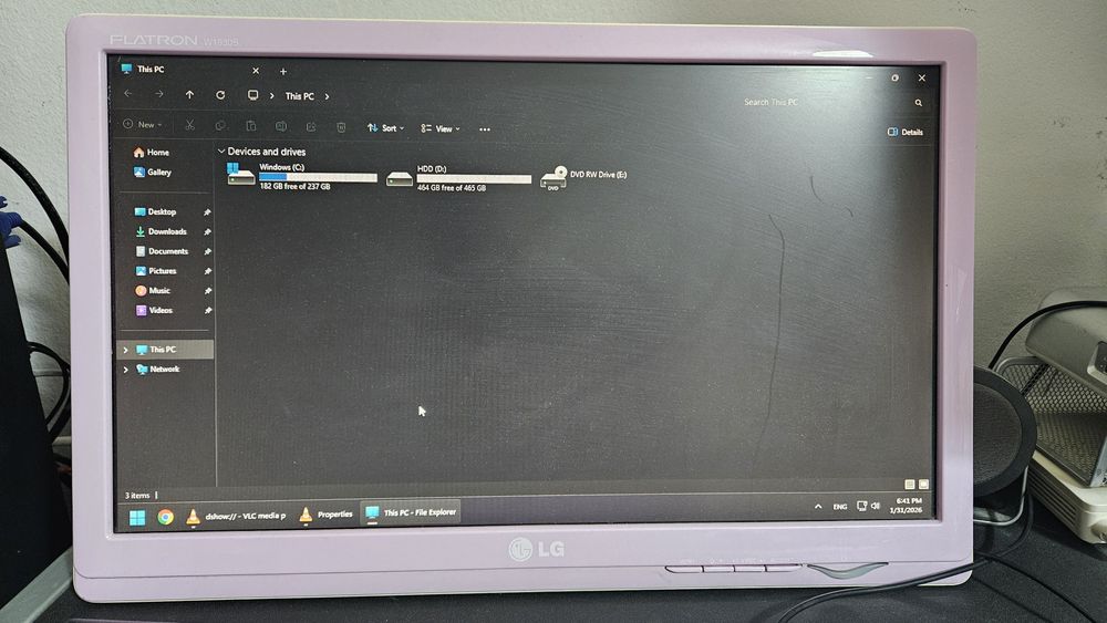 Computer complet cu monitor LG tastatură și mouse i5 Windows 11 SSD
