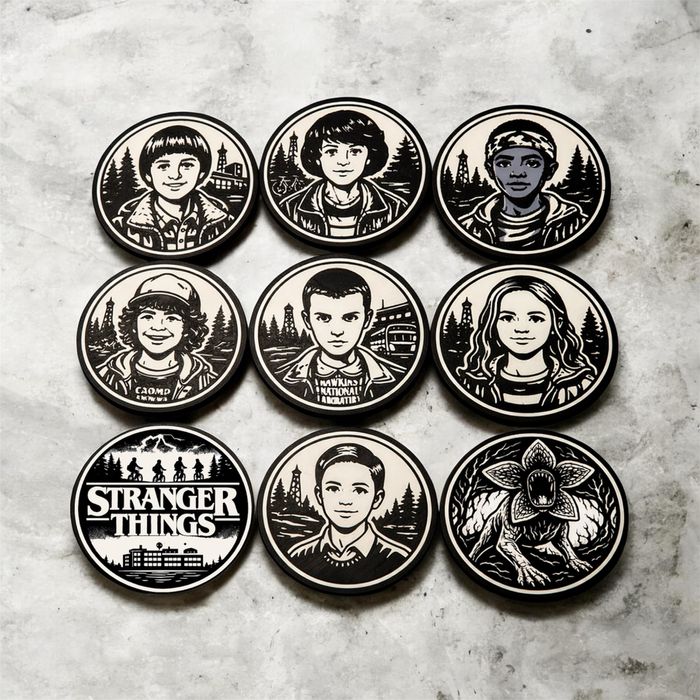 Suport pahare stranger things