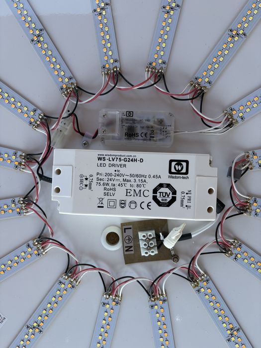 NOU LED Lampa de tavan plafoniera 100cm