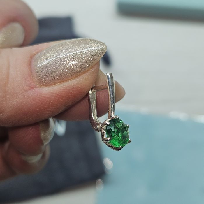 Серьги и кулон серебро Соколов