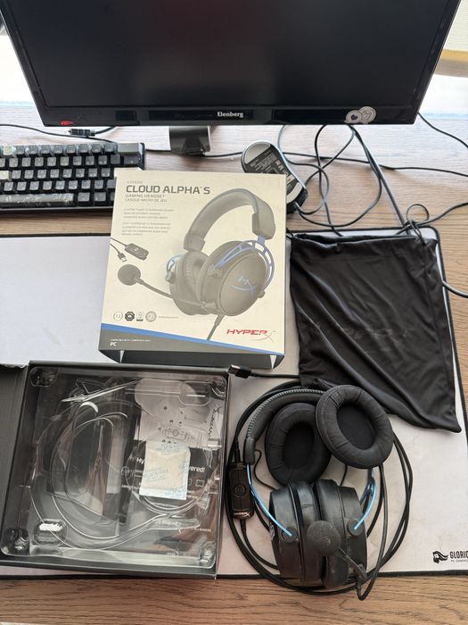 Игровые наушники HyperX cloud alpha s