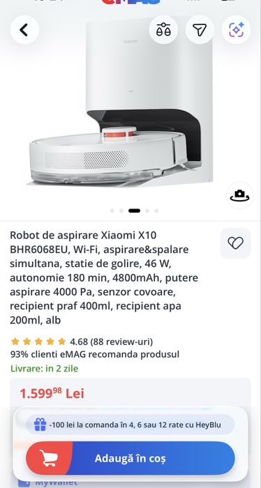 Xiaomi x10 impecabil + consumabile