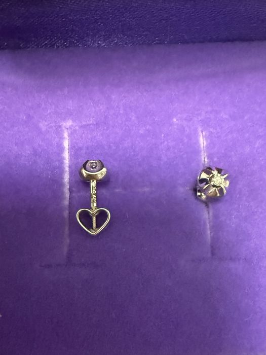 Бриллиантовое пусеты