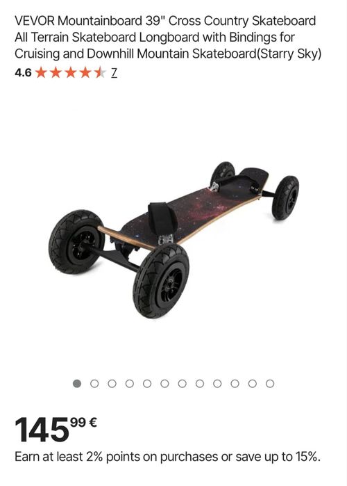 Venor mountainboard 39” Cross Country skateboard, longboard, downhill