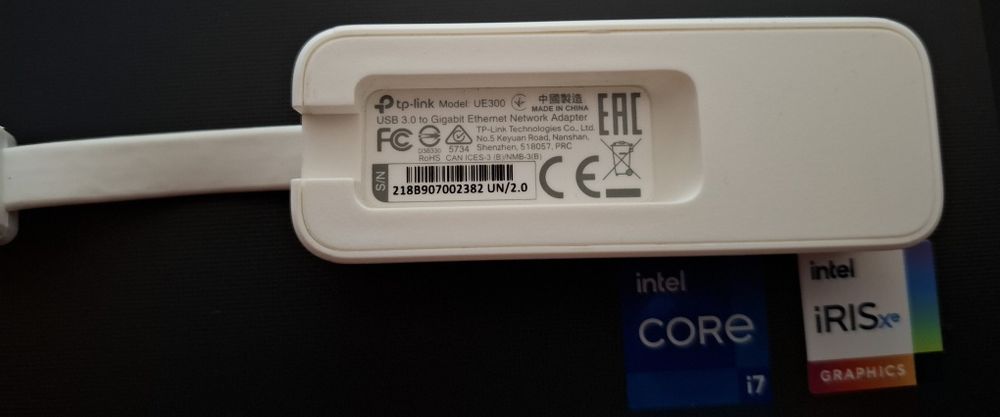 Adaptor Ethernet - USB 3.0 TP-LINK UE300, Gigabit, alb