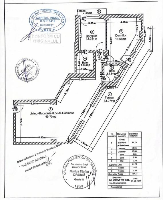 Apartament 3 Camere 128mp|Terasa 33mp|Pipera Emil Racovita