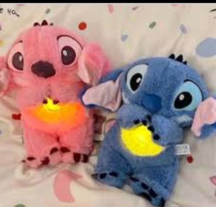 Дишащ Стич 30см два цвята