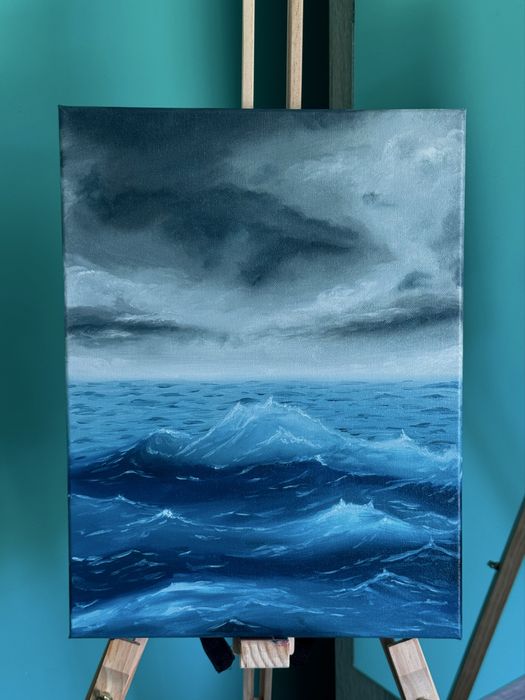 Картина, рисувана на платно - “Преди бурята”