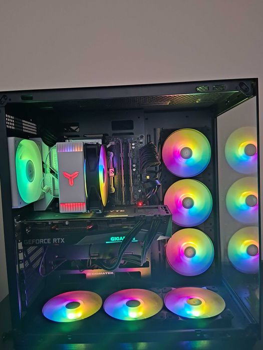 НОВО! Мощен геймърски компютър с 3070, i5 12400f, 32гб RAM и nvme ssd m2 wd sn770