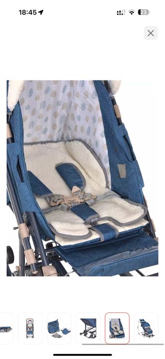 Зимняя санка коляска