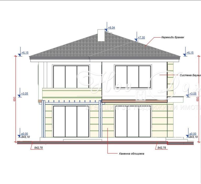 Парцел с Разрешение за строеж в Костинброд площ 539 цена 144990