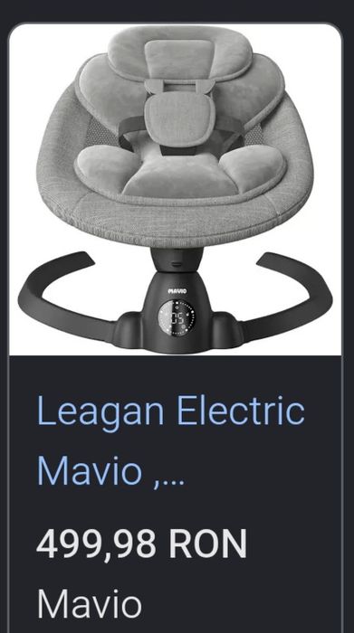 Leagăn electric Mavio