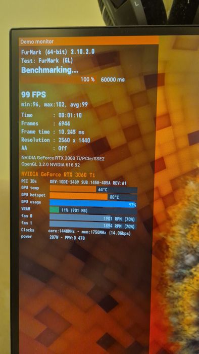 Gigabyte RTX 3060ti OC 8GB