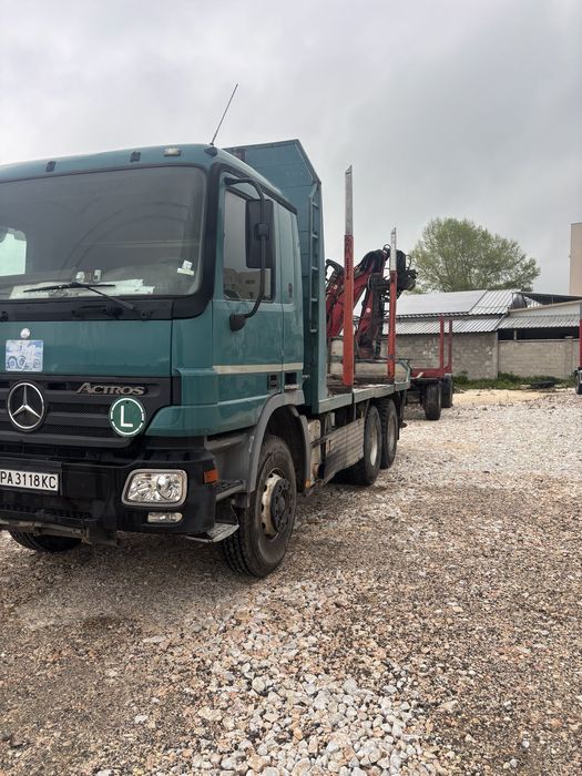 Mercedes actros с кран