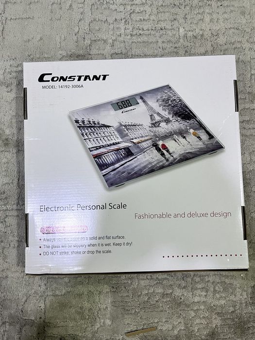 Constant электронные напольные весы, с LED-дисплеем, до 150 кг