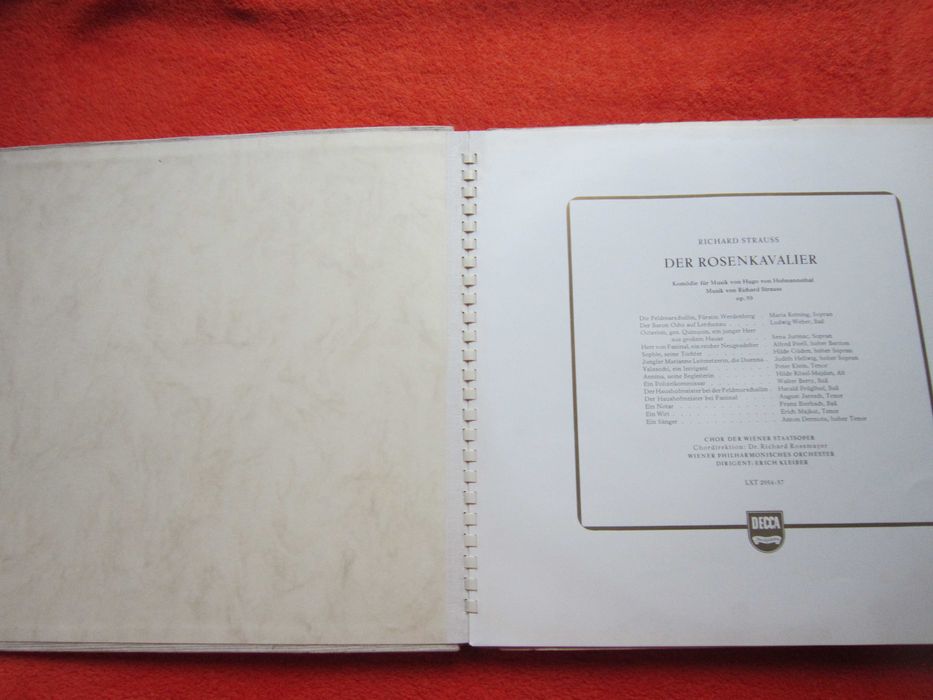 rar Der Rosenkavalier Strauss dir.Kleiber 4LP Germania 1954