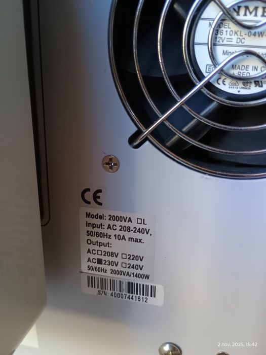 UPS online cu dublă conversie, de uz medical, ONpower 2000VA