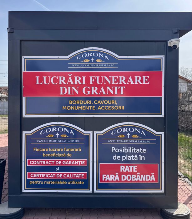 Morminte, Cruci, Borduri, Cavouri, Monumente, Cripte, Capace, Placi