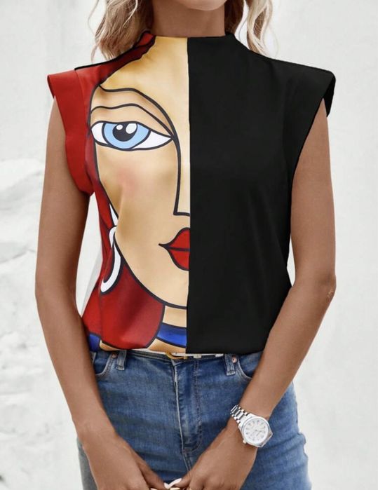 Дамска блуза с принт