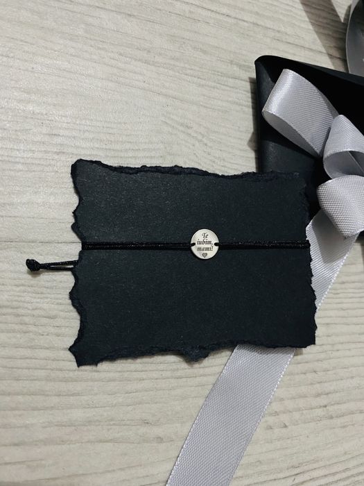 Brățară gravată cu mesaj