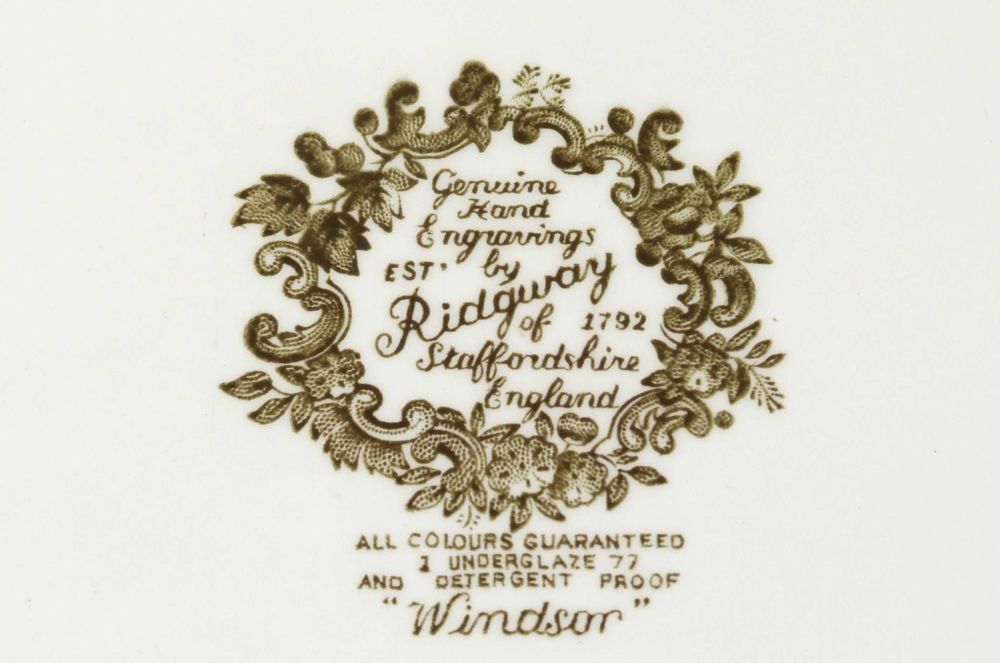 Set englezesc RIDGWAY (farfurii platouri boluri supiera castron), NOU