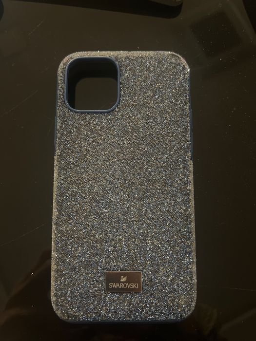 Калъфка Сваровски синя за Айфон 11 про