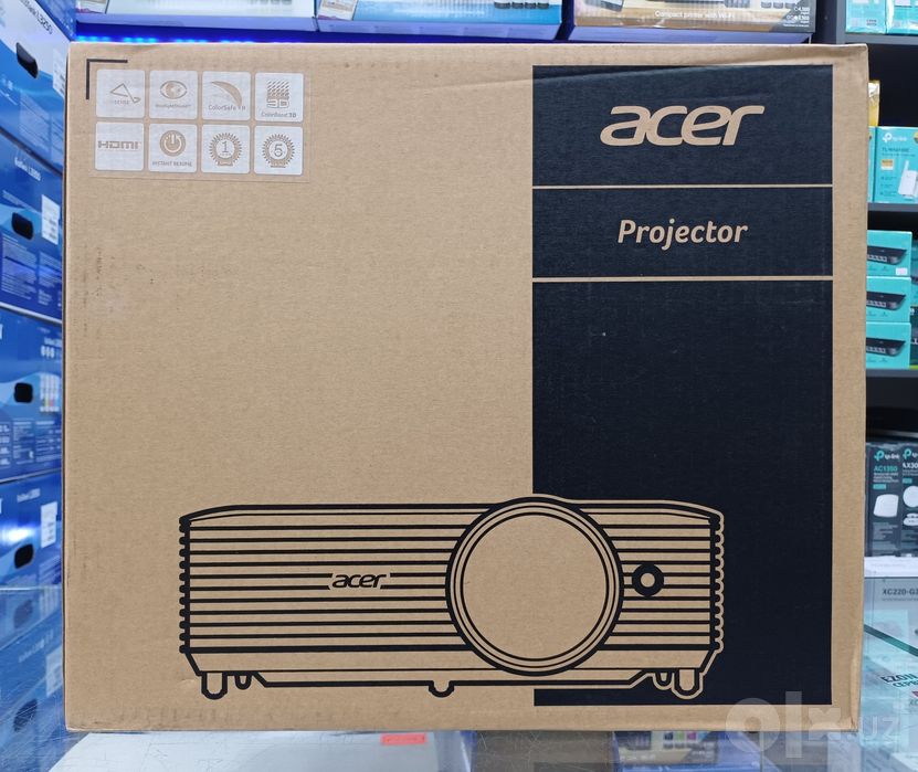 Проектор Acer x139 dlp. Продаётся абсолютно новый, запечатанный.