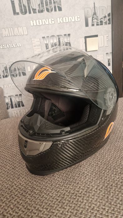 Карбоновый шлем RidingTribe