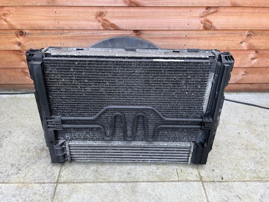 Set / grup radiatoare apa / clima / intercooler bmw e90 e91 e87 e81 ma